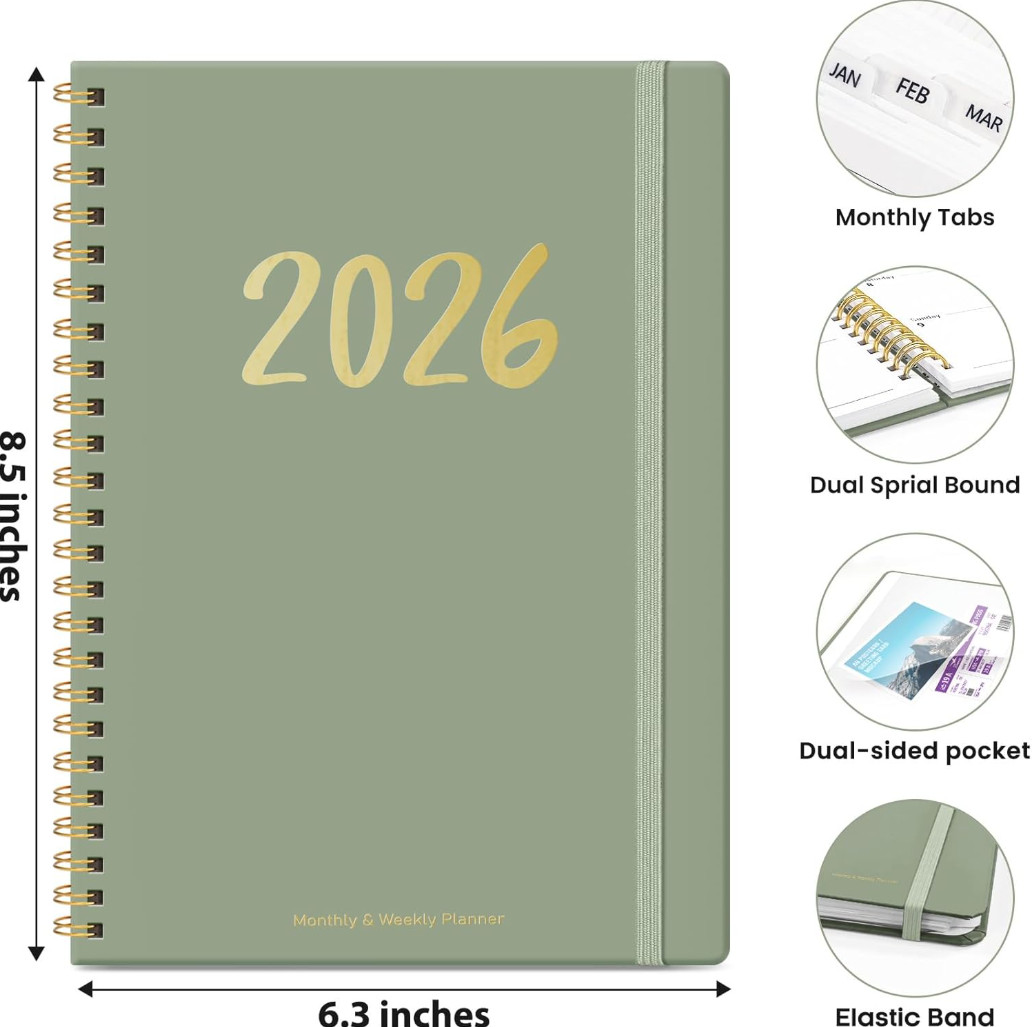 2026 Planner – 2026 Planner Weekly and Monthly, Jan. 2026 – Dec. 2026, Calendar.