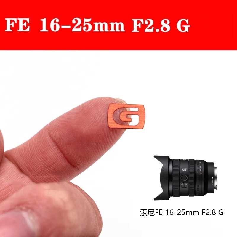 For SONY Black G to Red GM Master lens label accessory G Master Metal label