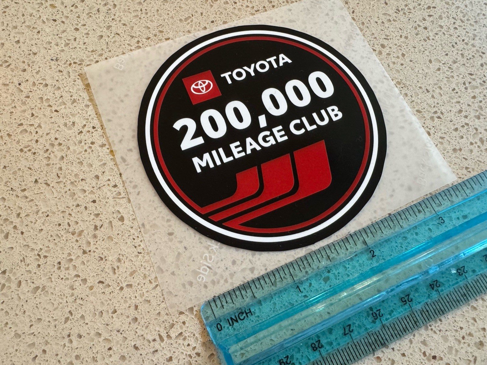 200k Mileage Club YOTA Window Decal – Tundra Tacoma 4runner Land FJ Cruiser Toyo