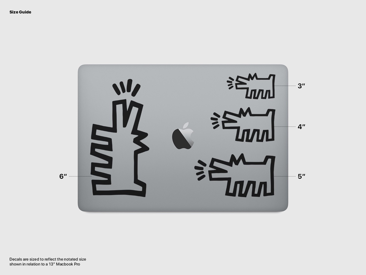 The Dog – Keith Haring Decal