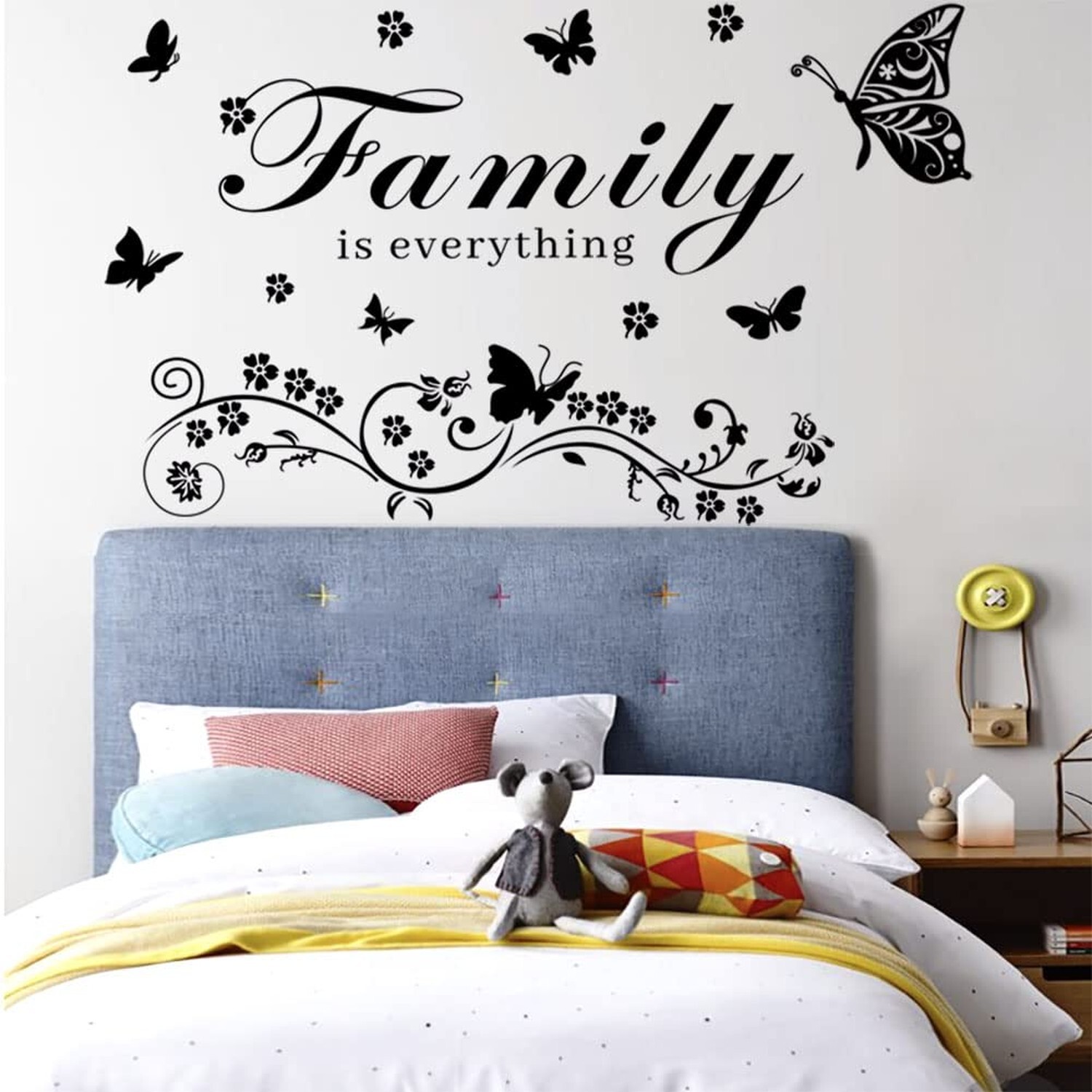Wall Decor Sticker Vinyl Wall Art Decal Removable Wall Stickers Quotes Family…