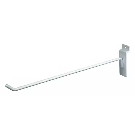 Econoco Ewh/H12 Semi-Gloss Hook 12", White, 96Pk