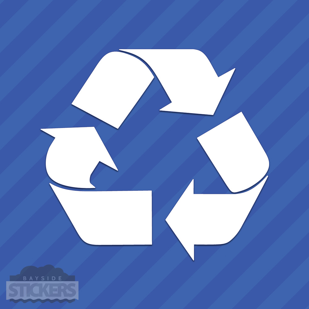 Recycle Symbol Vinyl Decal Sticker