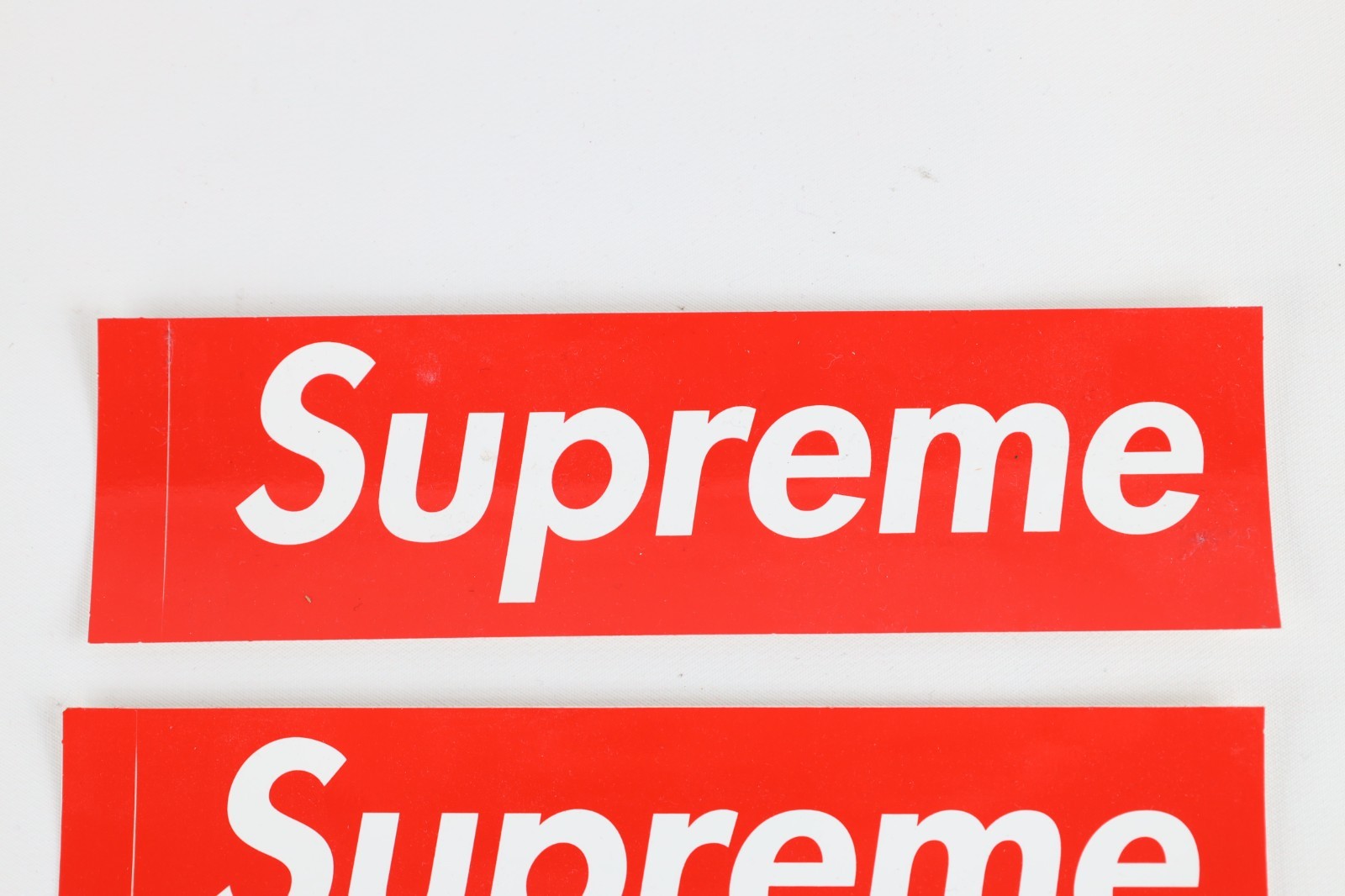 New Authentic Lot of 3 Supreme Box Logo Streetwear Bumper Stickers Stickers Red