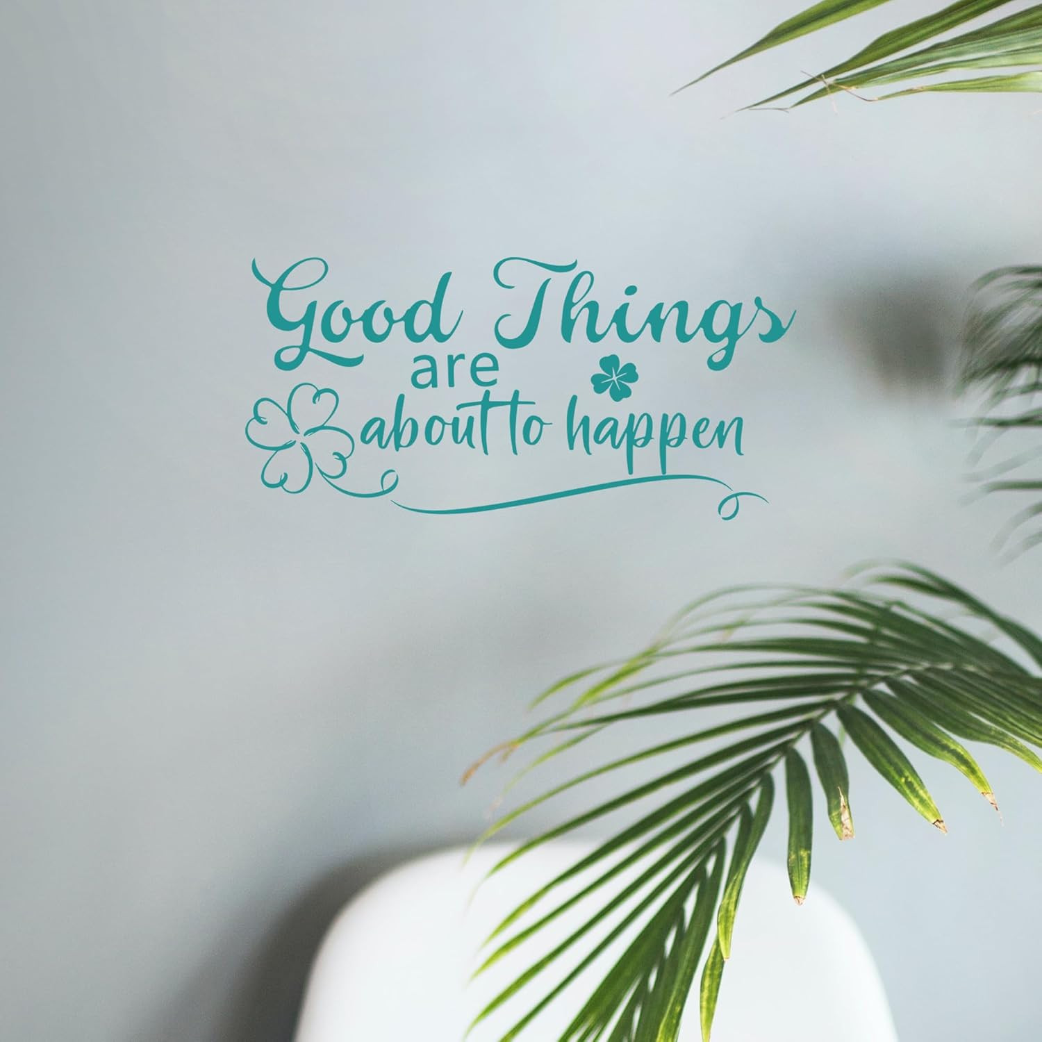 Turquoise Inspirational Wall Decals Motivational Quotes Stickers Teal Wall Decor