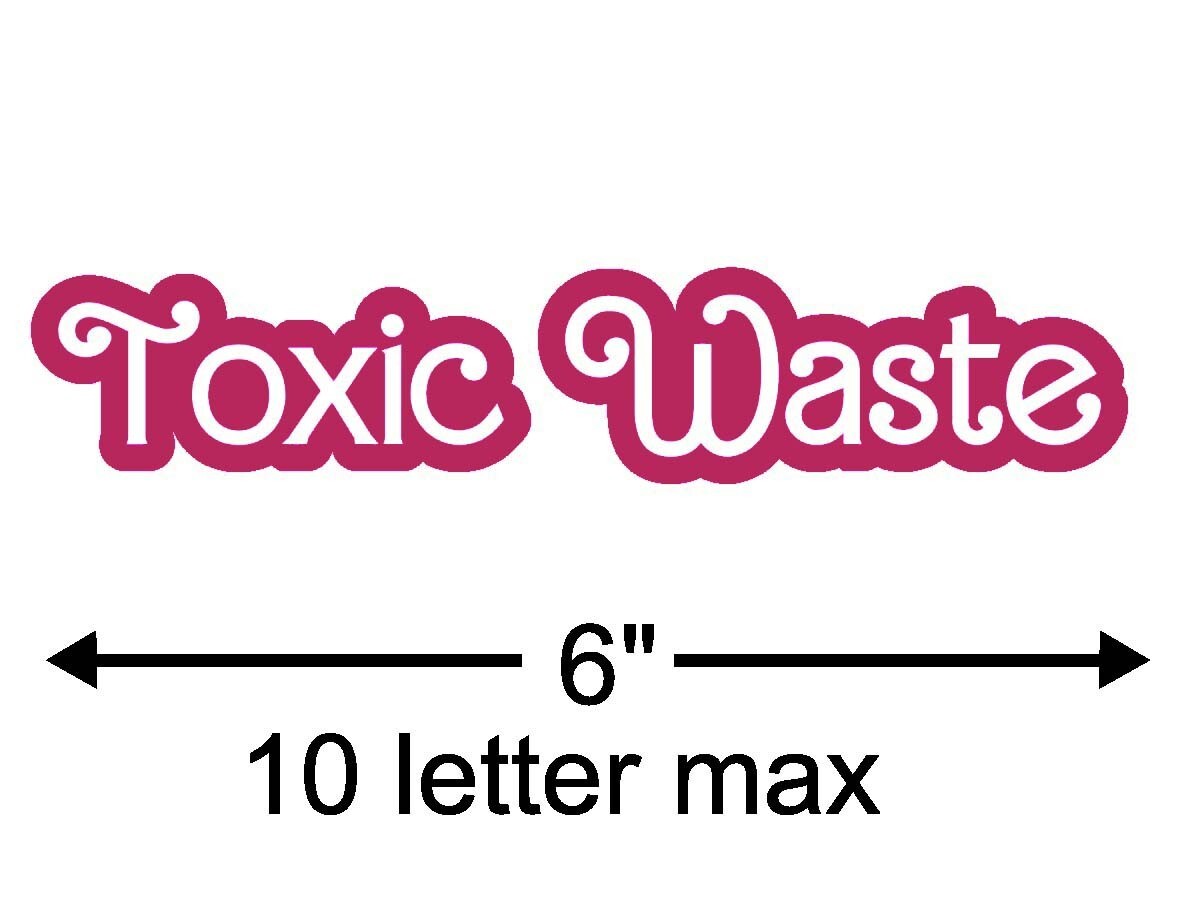 Personalized Name Vinyl Decal- Custom Girl Scroll Font Decal- Pink