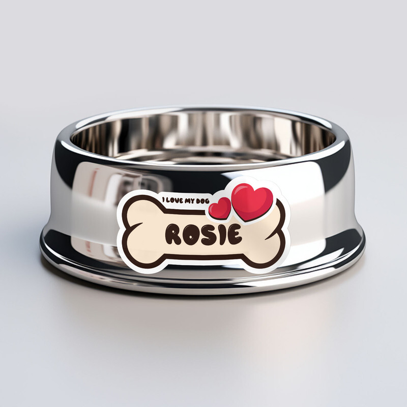 Rosie Dog Name Vinyl Decal Waterproof Car Bumper Sticker