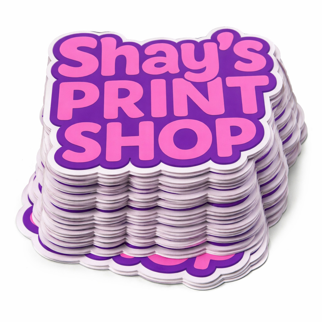 100 Custom 2" Die Cut Stickers | Upload Your Logo | Waterproof Vinyl Decals