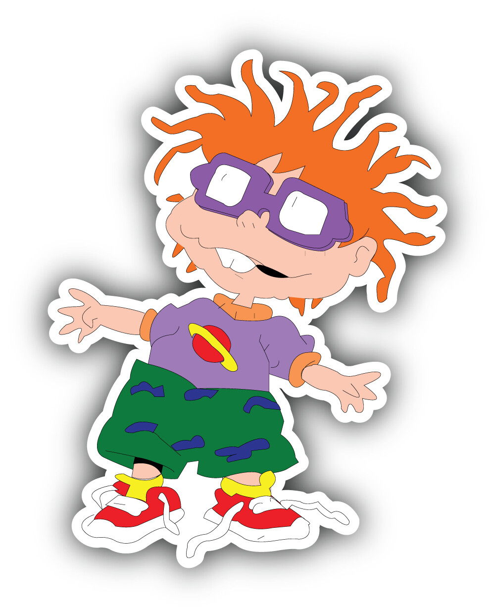 Rugrats Cartoon Sticker Bumper Decal – "SIZES"