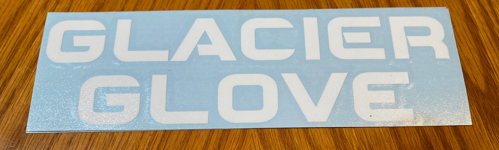 Glacier Glove Window Decal 2 1/4”x8”