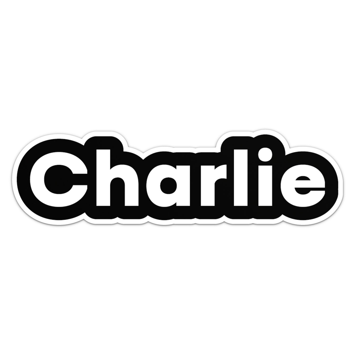 Charlie Name Slogan Kirk Sticker Car Bumper Vinyl Decal