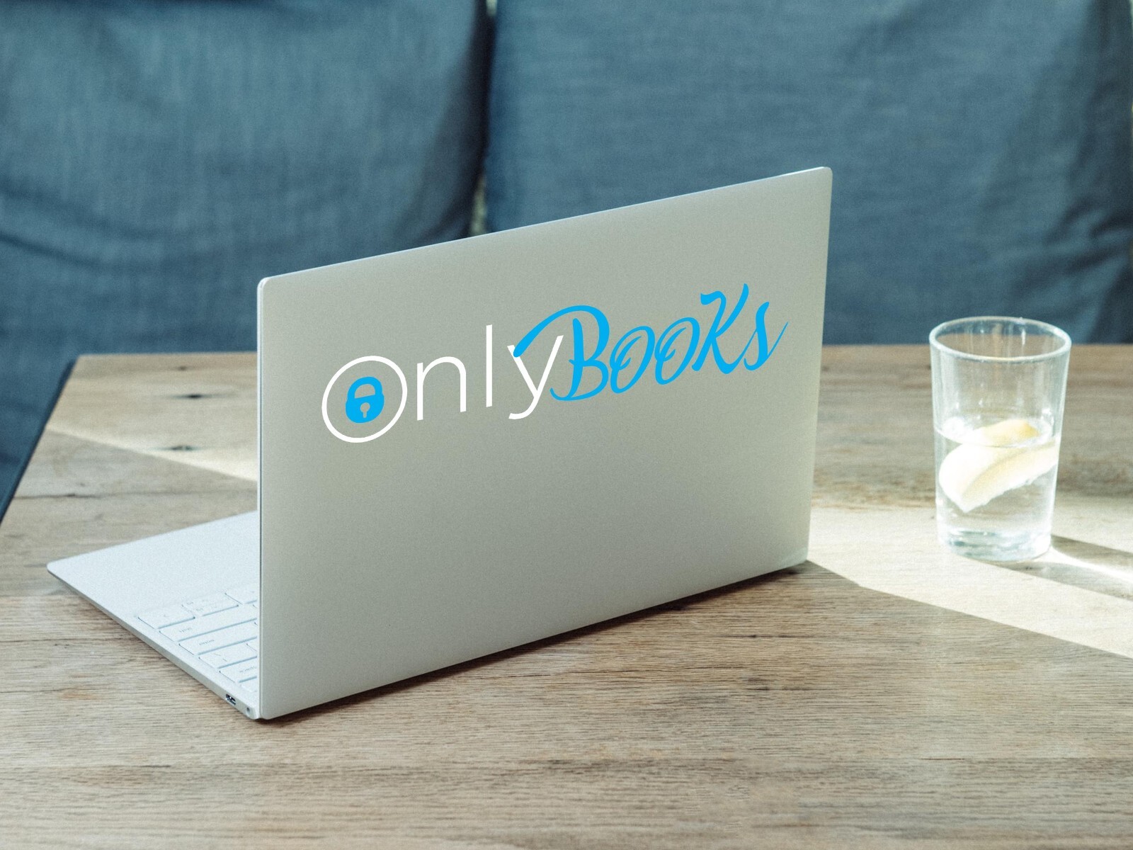 Only Books Decal, Funny Bumper Sticker, 2 color, Onlyfans inspired logo