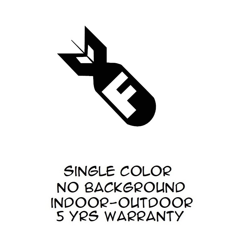 F Bomb Sticker Vinyl Decal Drift Race Car Window Funny Euro Illest Ill Japan Jdm