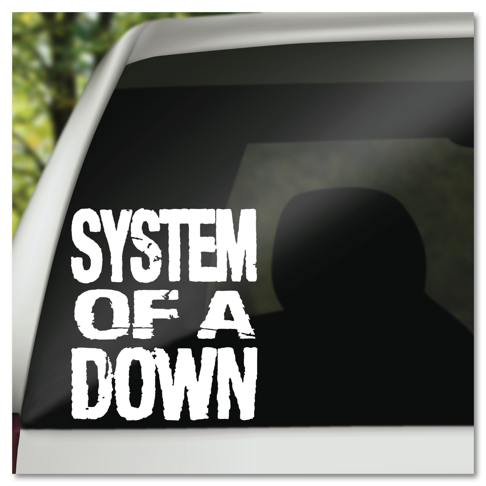 6" System of a Down Vinyl Decal Sticker