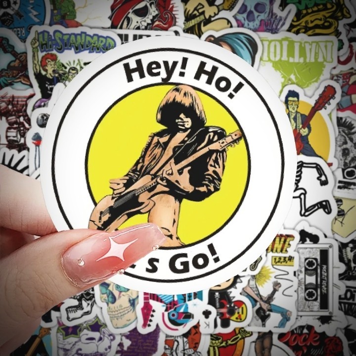 300pcs Rock Band Logo Stickers Decal Lot Punk Vinyl Music Heavy Metal Laptop USA