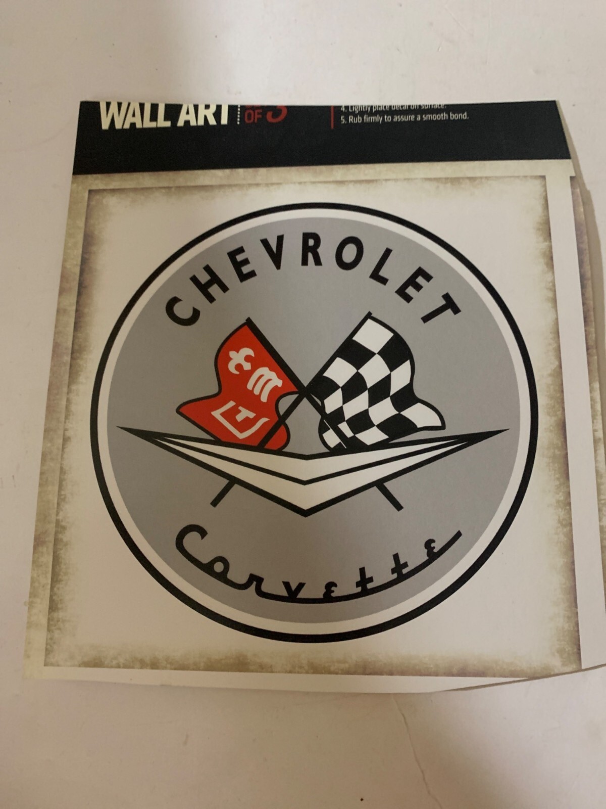 Chevrolet Corvette & GMC Removable Peel & Stick Wall Art Set Of 3 – 10.75"