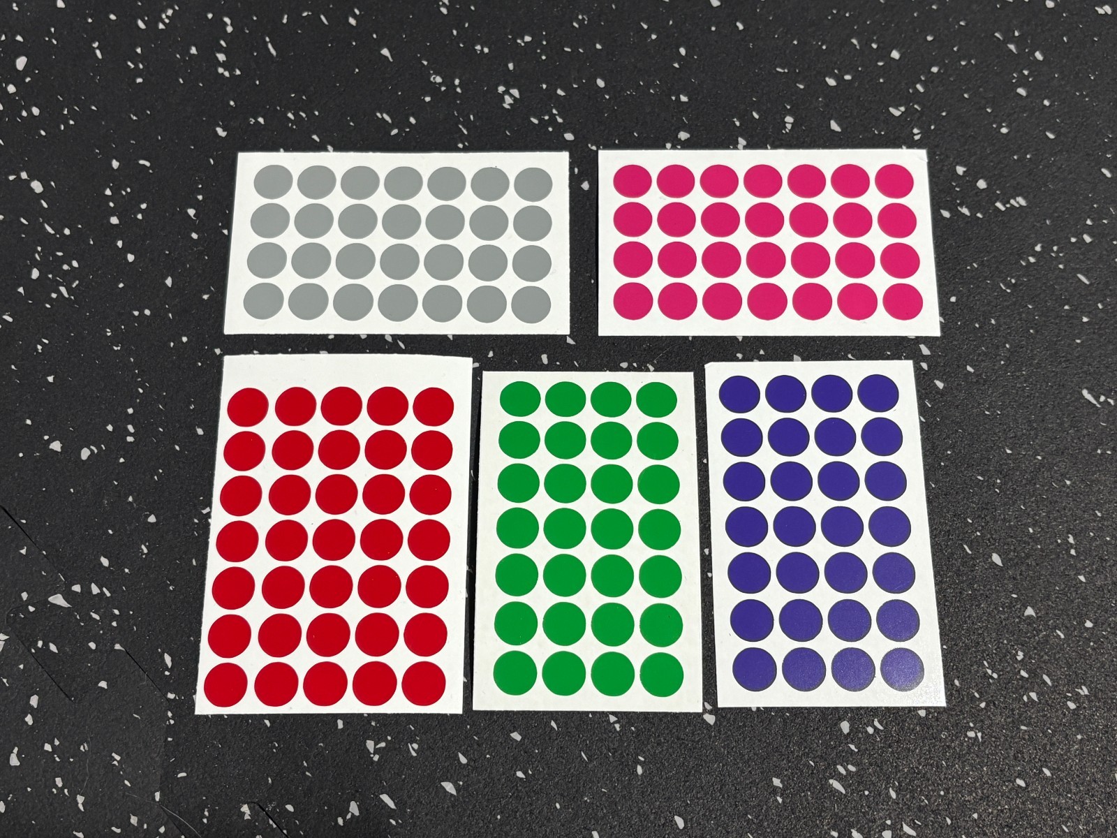 Polka Dot, Circle Marker Stickers – Permanent Outdoor Vinyl Sticker Decal