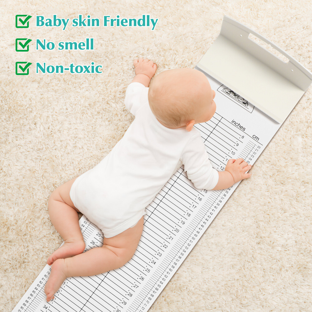 Infants Height Ruler Safe Measuring Mat Height Ruler for Newborns Toddlers