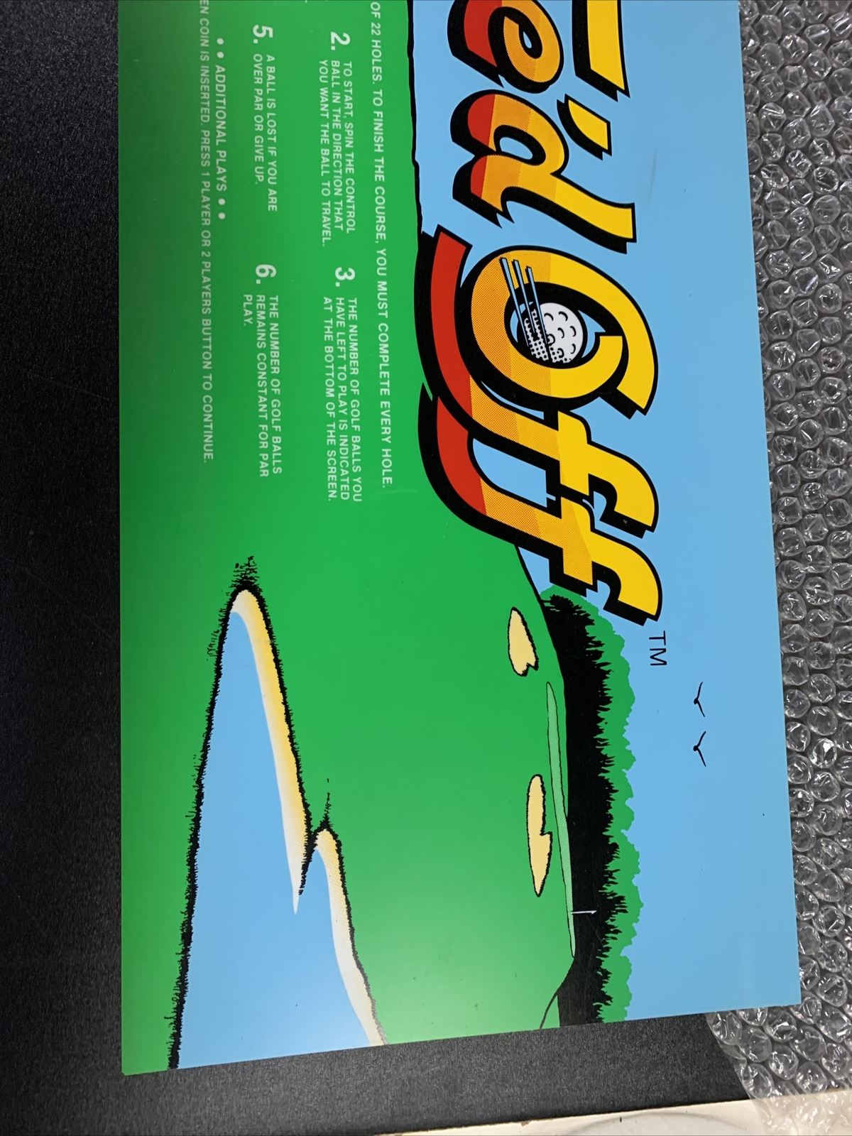 Tee’d Off Golf Tecmo Original Marquee Sign Restaurant Bar Wall Hanger If27