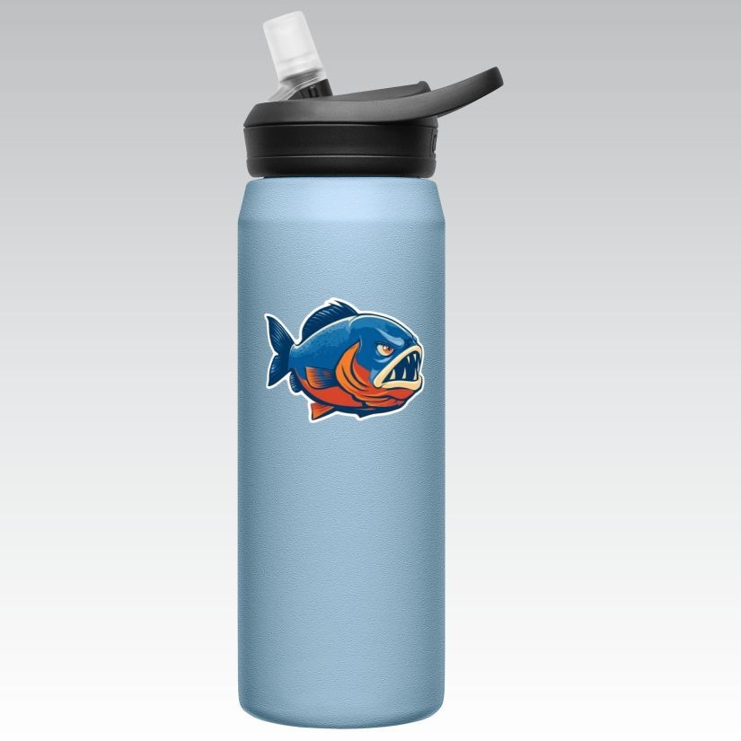 Piranha, Sticker, Peel N' Stick, Different Sizes