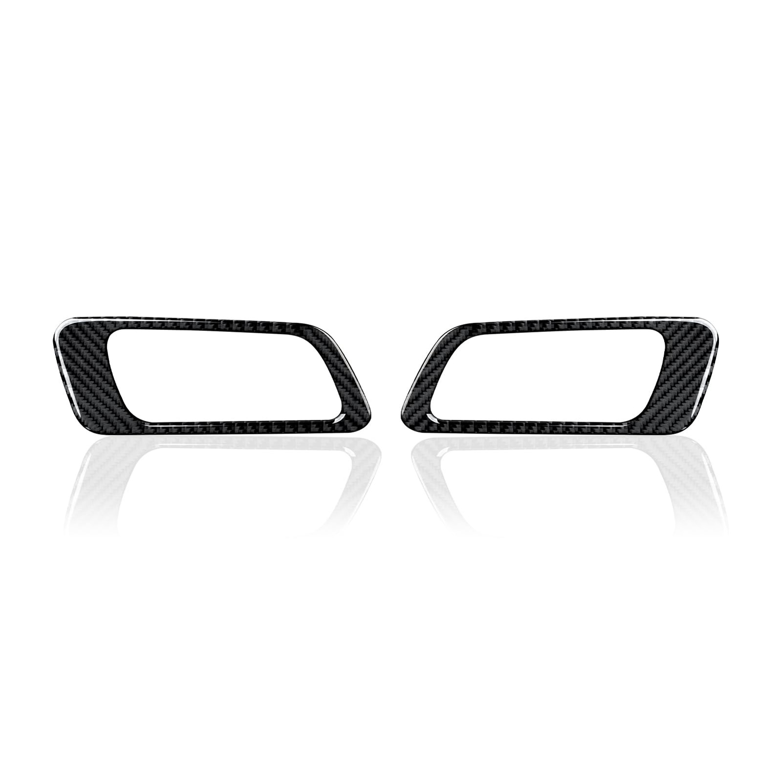 Car Rear Inner Door Bowl Sticker Carbon Fiber Decal Interior Trim Cover for F…
