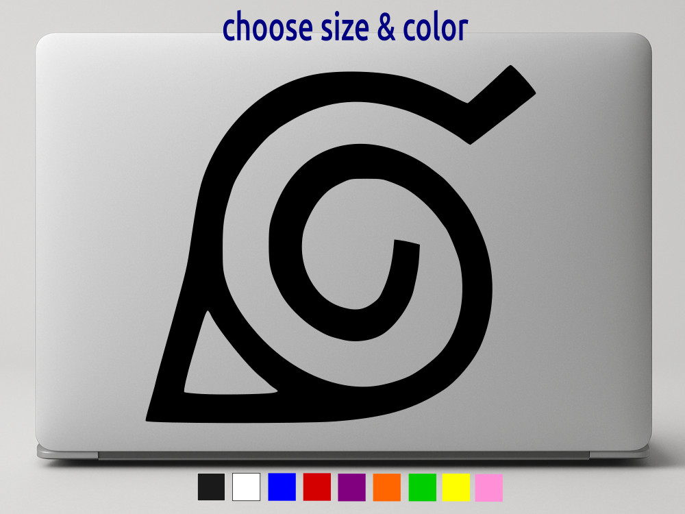 Naruto Konohagakure Hidden Leaf Village Vinyl Decal Sticker CHOOSE SIZE COLOR
