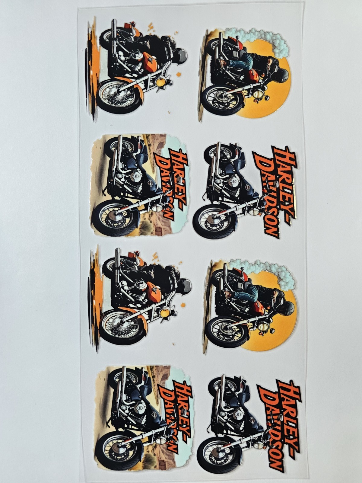 Harley UV DTF Transfer Sticker Wrap Tumbler UVDTF BUY 10+ GET COMBINED SHIP