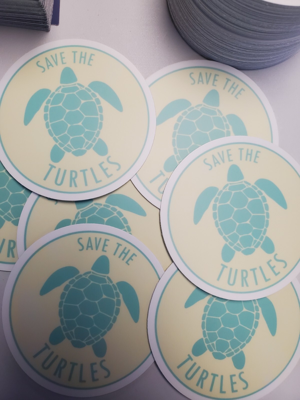 SAVE THE TURTLES 🐢 STICKERS 3 PACK LOT *WORLDWIDE 🌐 SHIPPING*