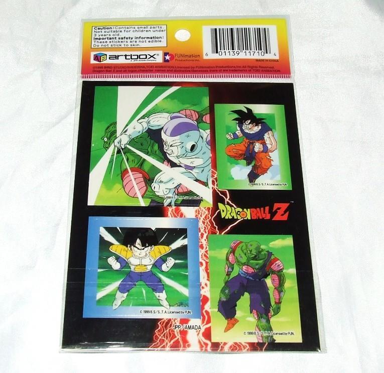Dragon Ball Z Super Size Sticker Pack #1 Anime 1999