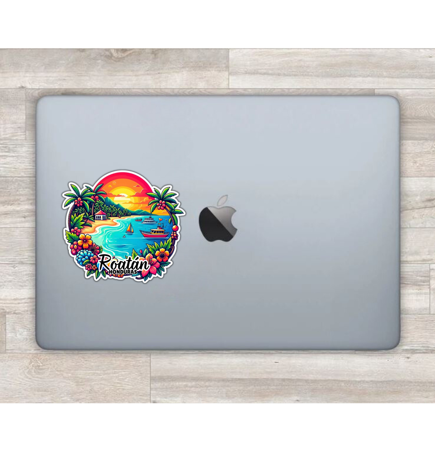 Roatan Honduras Fridge Magnet or Laptop Sticker