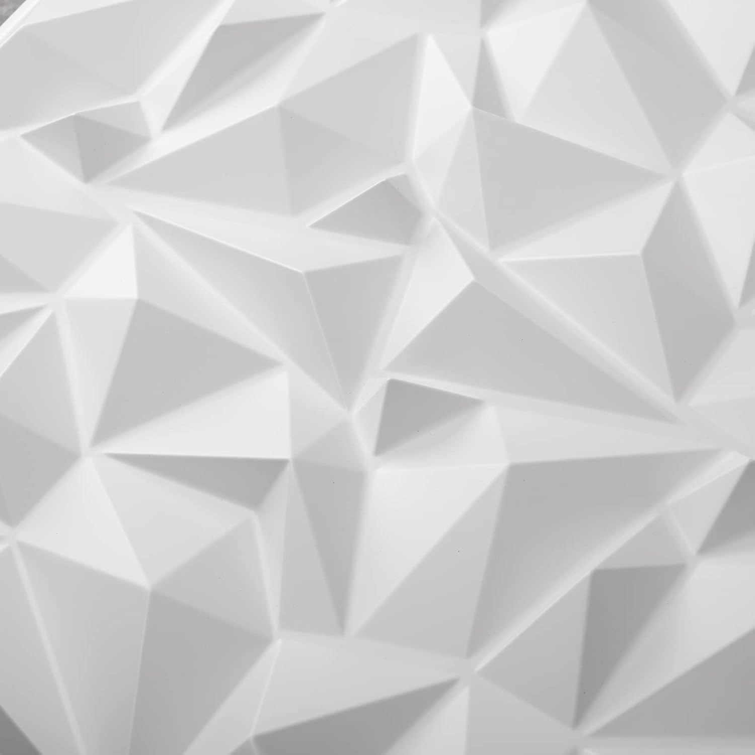 Art3D Textures 3D Wall Panels White Diamond Design for Interior Wall Decor Pack
