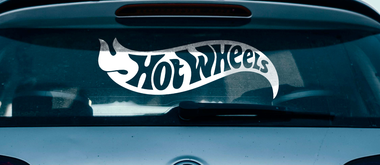 Vinyl Decal Car Sticker Laptop – HOTWHEELS Rear Window Sticker  Banner Games