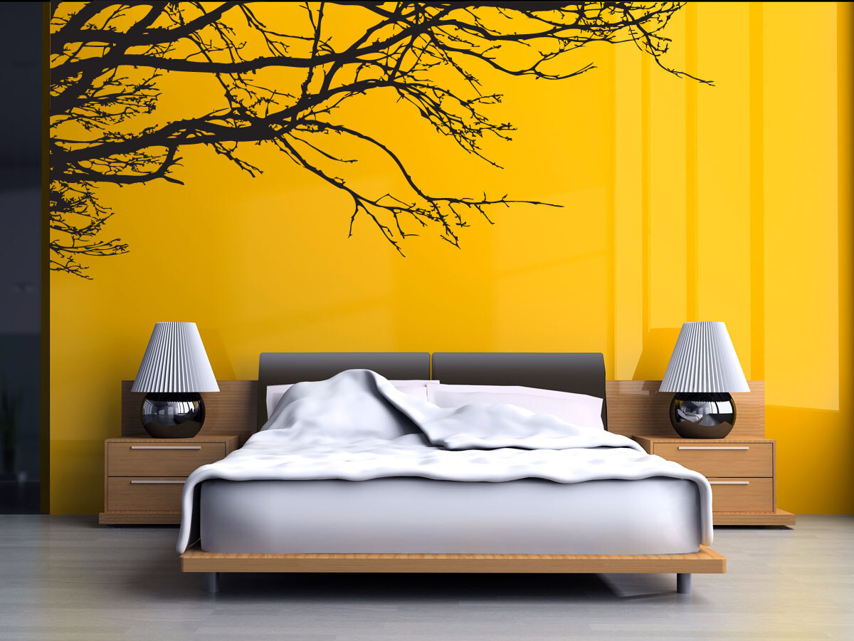 Stickerbrand Vinyl Wall Decal Sticker Large Tree Top Branches for Nursery #444