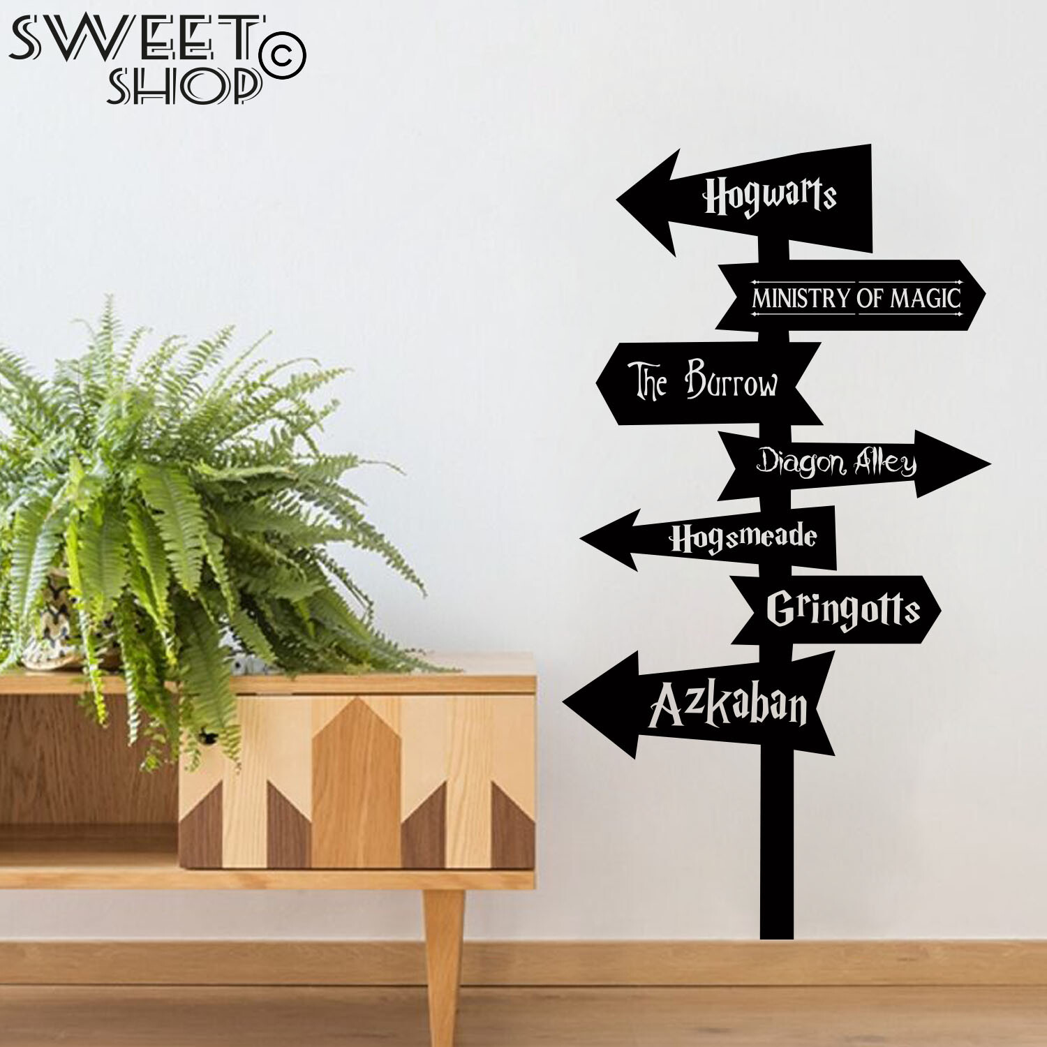 HARRY POTTER HOGWARTS MUGGLES WALL STICKER WALL DECORATION GIFT IDEA