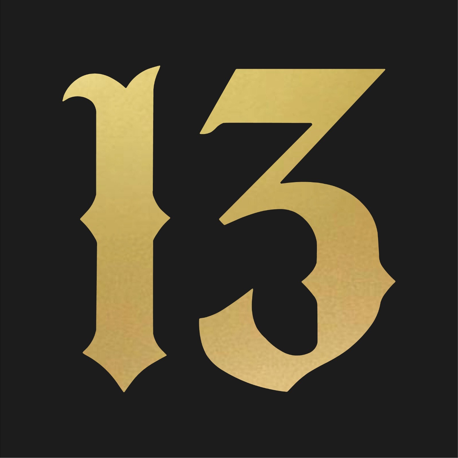 Lucky number 13 Vinyl Decal Car Window Laptop Lucky Number Sticker