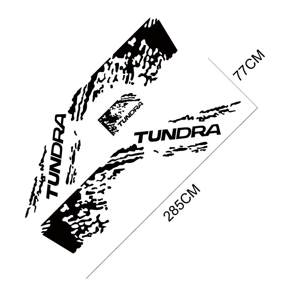 Splash Grunge Body Side Decal for Toyota Tundra TRD / Limited / SR5 / Platinum |