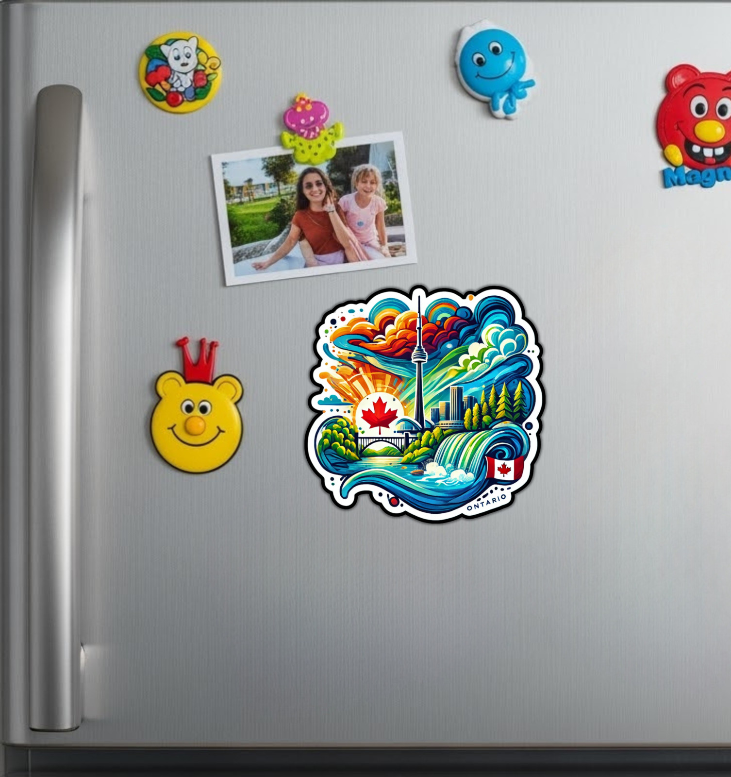Ontario Canada Fridge Magnet or Laptop Sticker