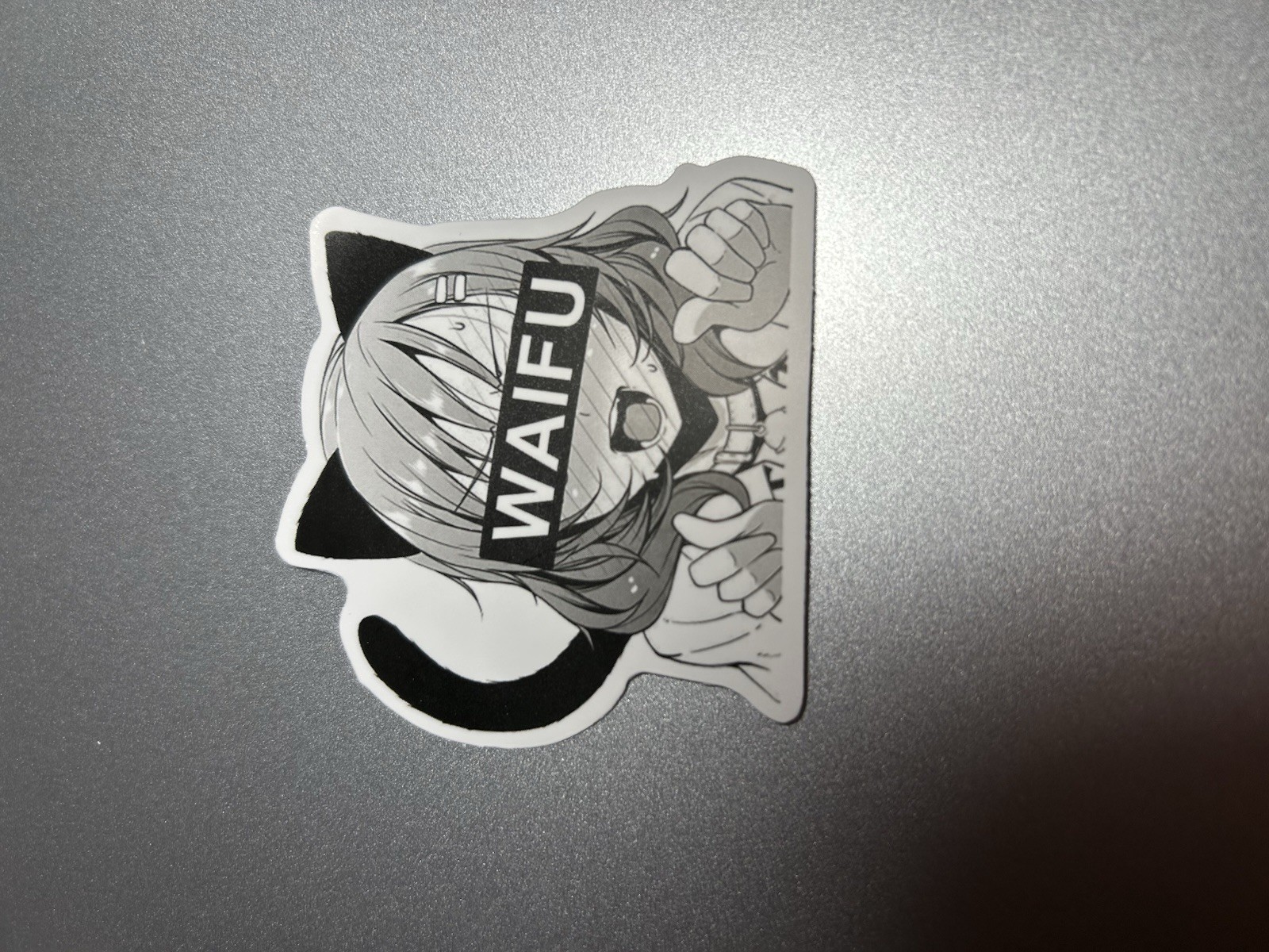 black and white waifu lewd sexy girl stickers #9