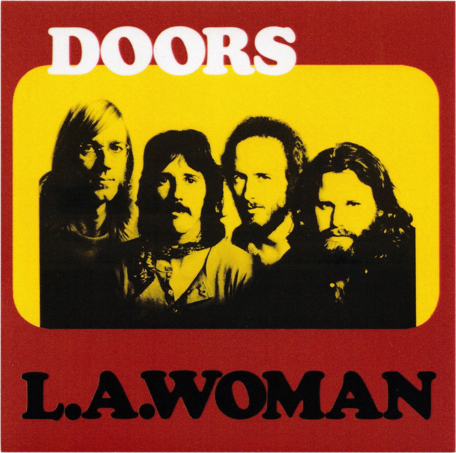 Sticker – The Doors LA Woman Album Cover L.A. Rock 70s Music Band 4" Decal #5820