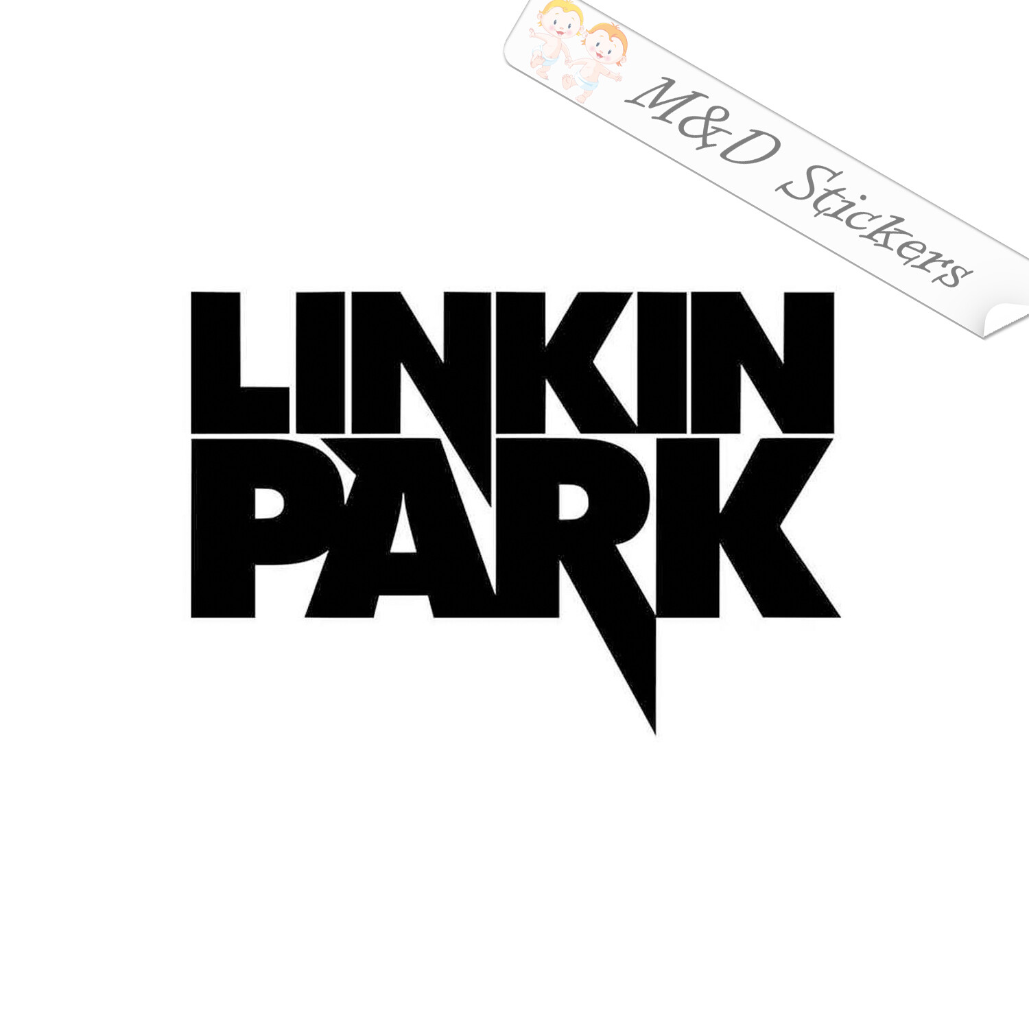 2x Linkin Park Logo Vinyl Decal Sticker Different colors & size for Cars/Bike