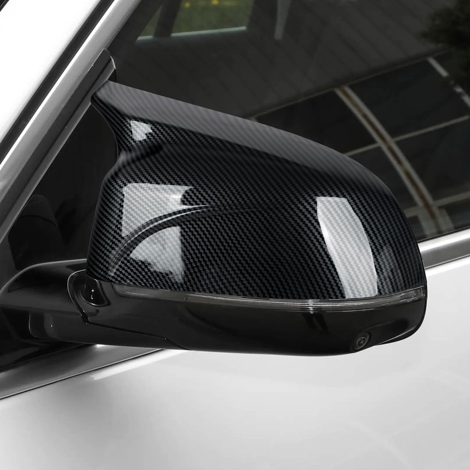Carbon Fiber Rearview Mirror Cover Trim for BMW X3 X4 X5 X6 X7 Accessories