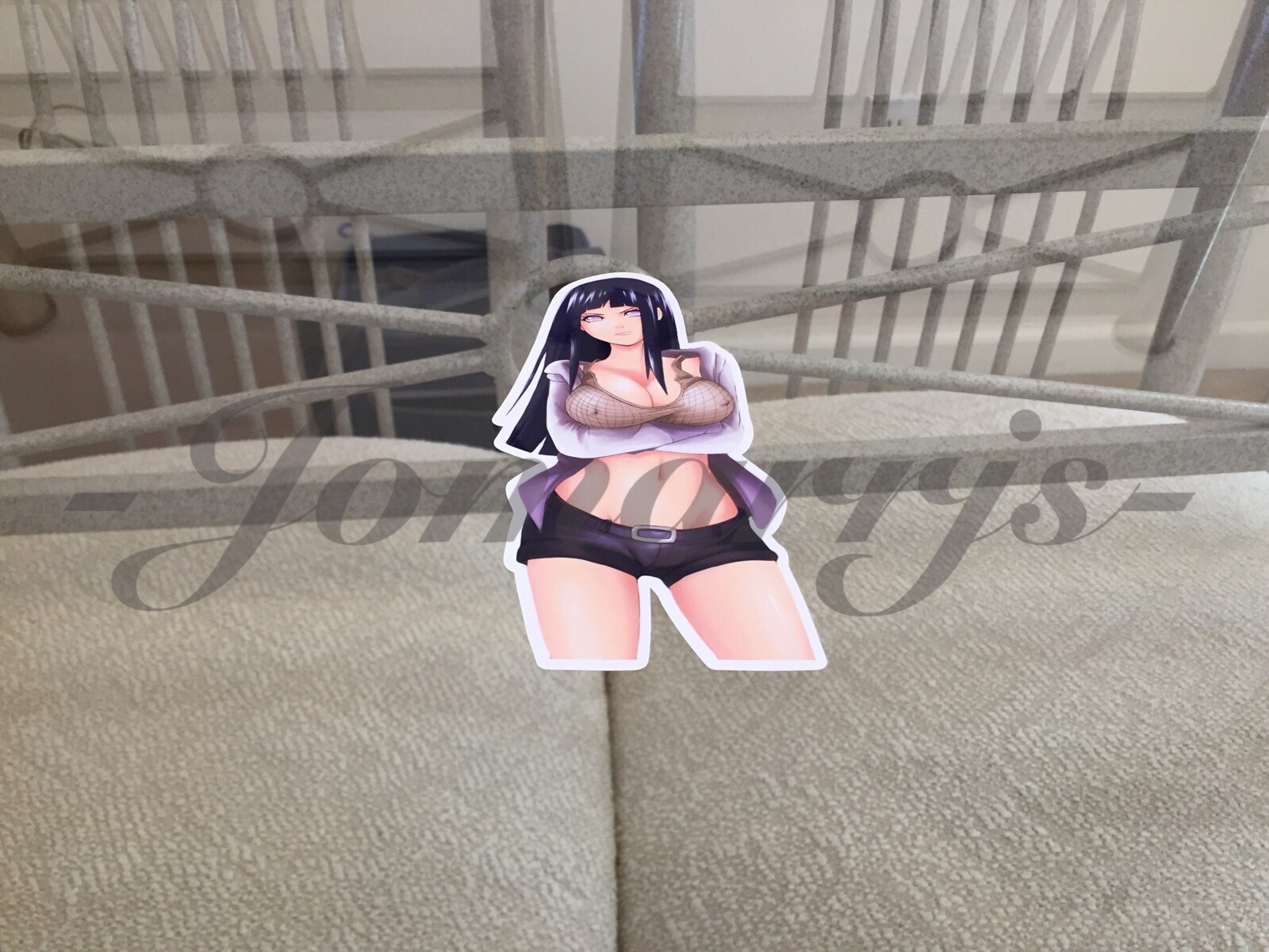 Naruto – Anime – Hinata Hyuga “Sexy, When You’re Mad” Sticker Decals Vinyl Sign