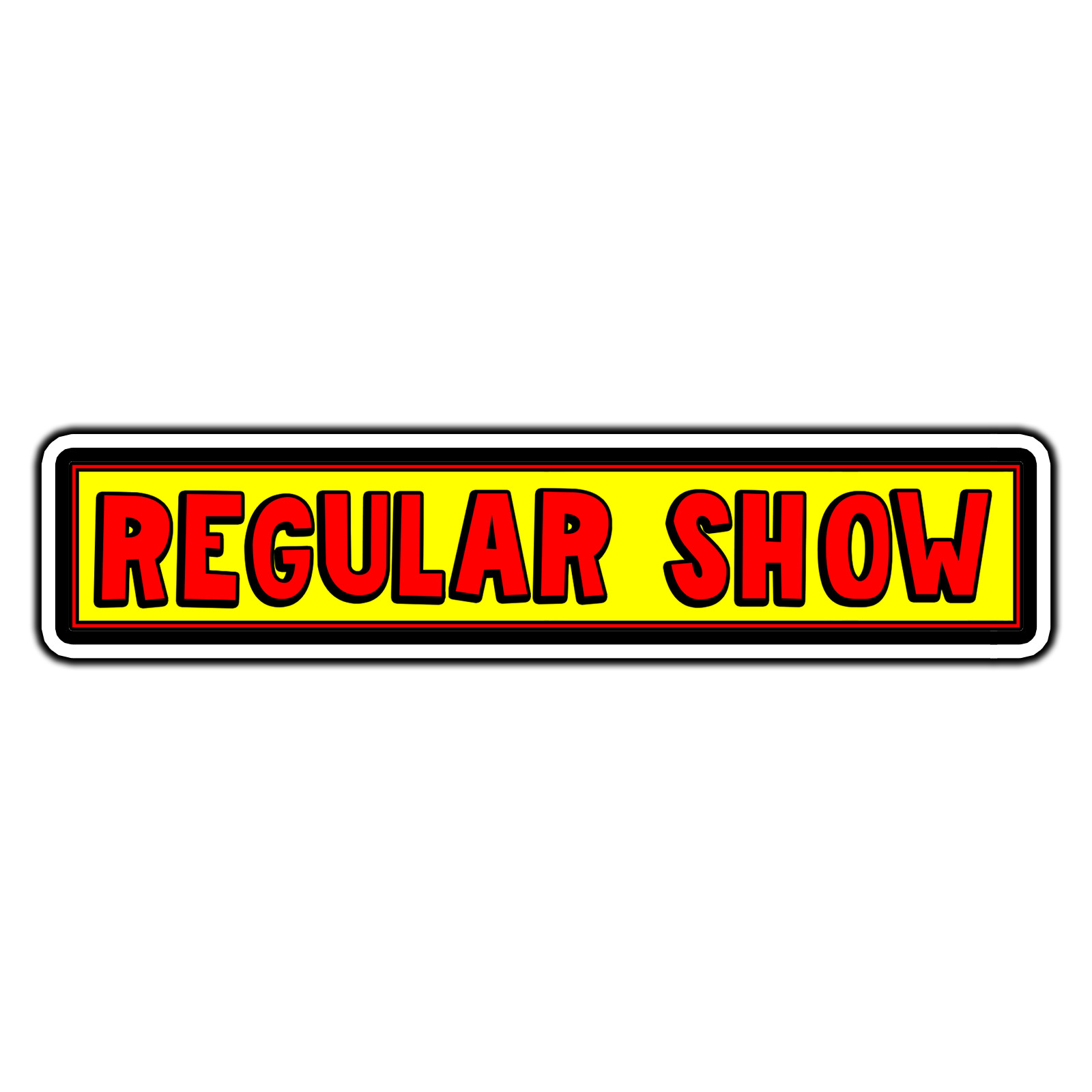 Regular Show Logo #2 Sticker Waterproof Vinyl Decal Die-Cut Laptop Car