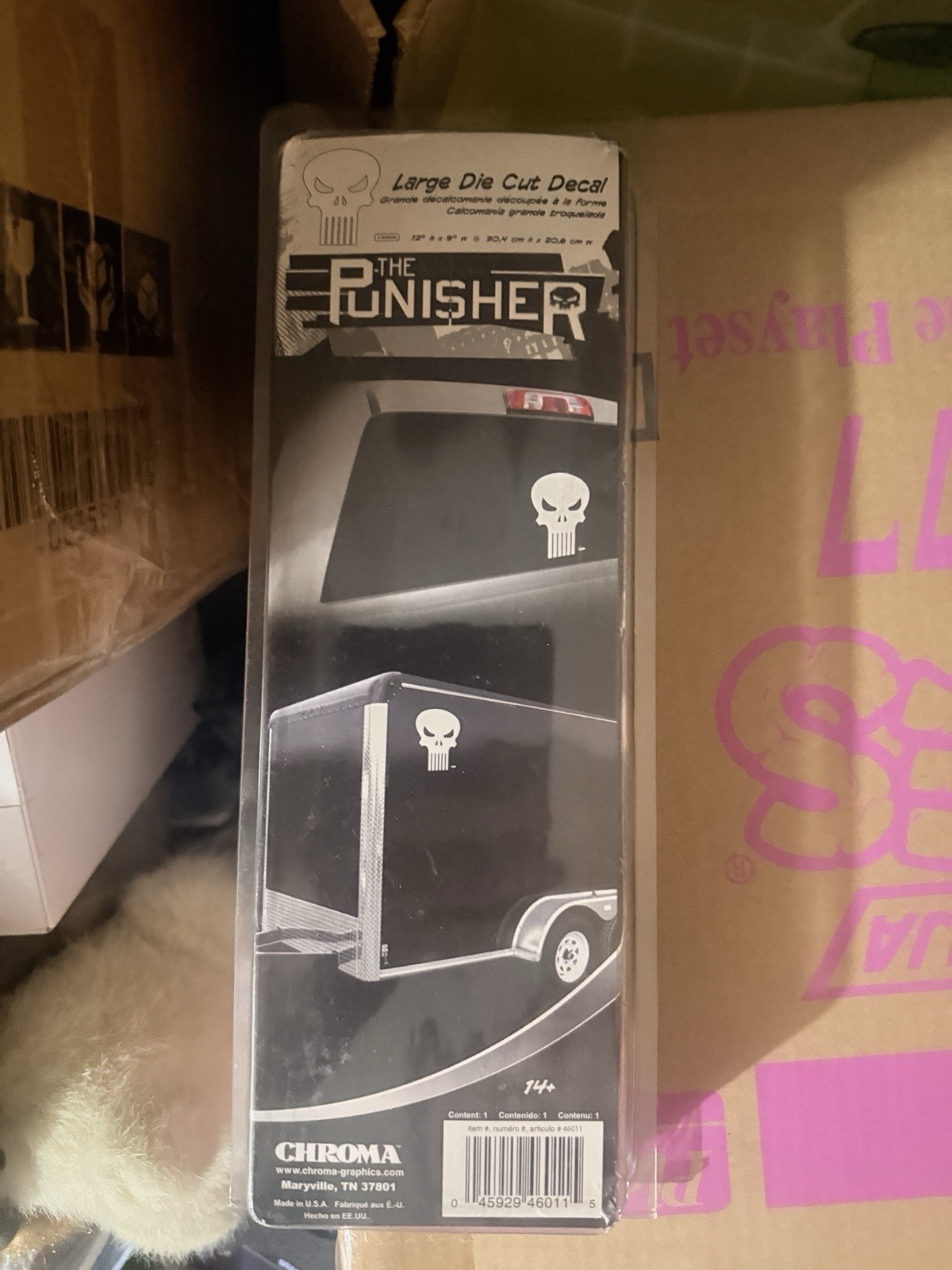The Punisher Marvel Comics Logo Vinyl Decal Sticker Car Truck Window Bumper