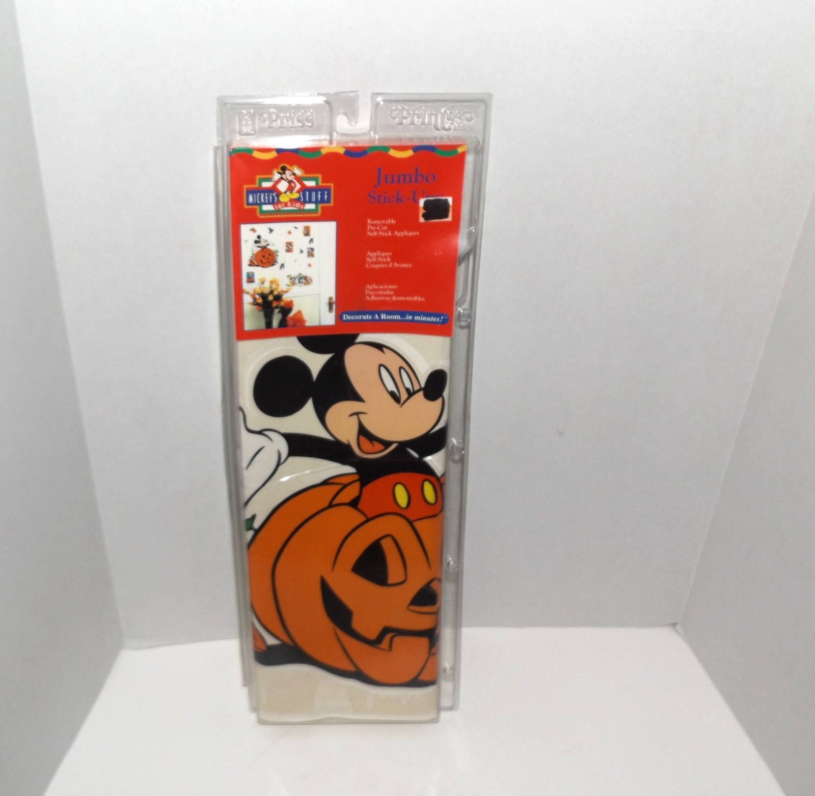 Priss Prints Mickey’s Jumbo Stick-Up Decorations New Sealed