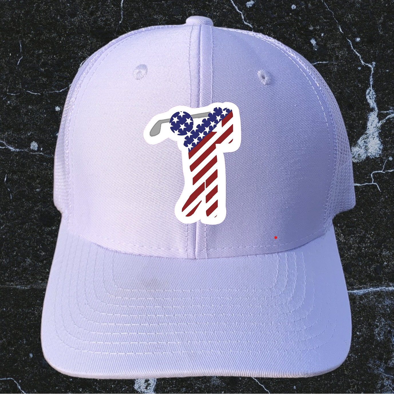 Golf Sticker USA Flag America Waterproof – Buy Any 4 For $1.75 Each Storewide!