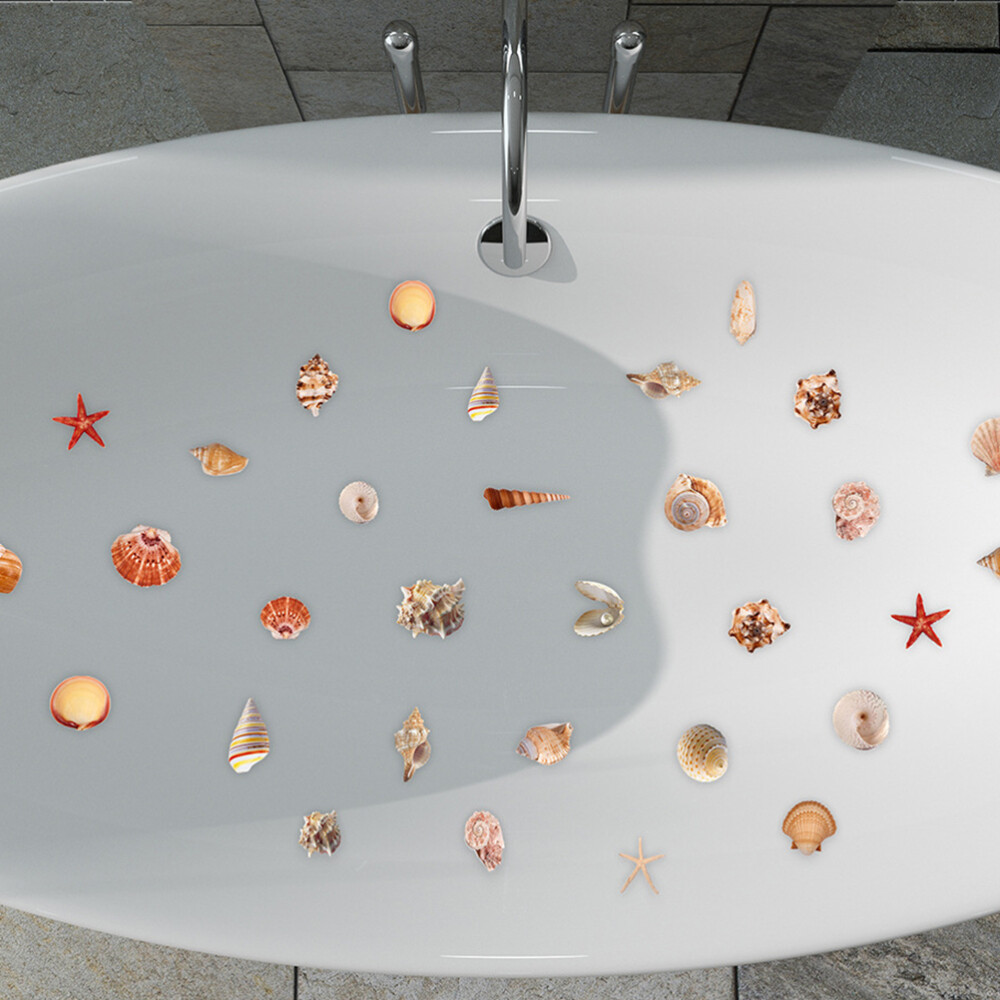 6 Sheets Sticker Anti Skid Tape Strip Tub Non Skid Decals Bath Safety Stickers