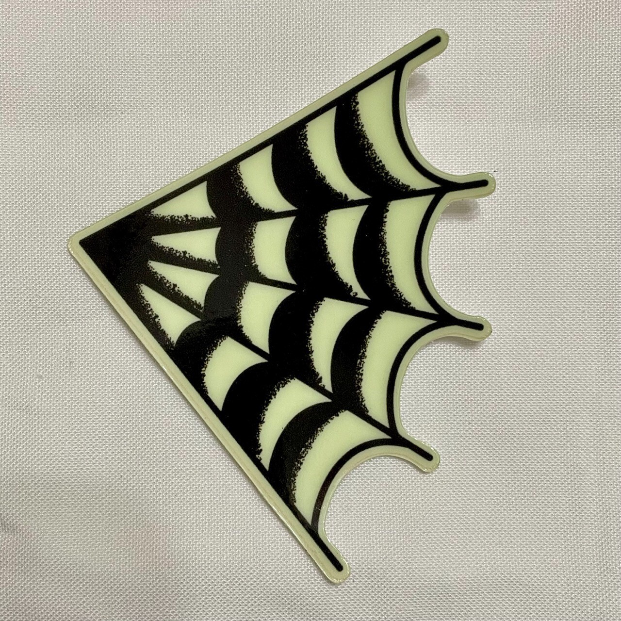 Spiderweb glow in the dark Sticker Tattoo Flash Halloween Spooky