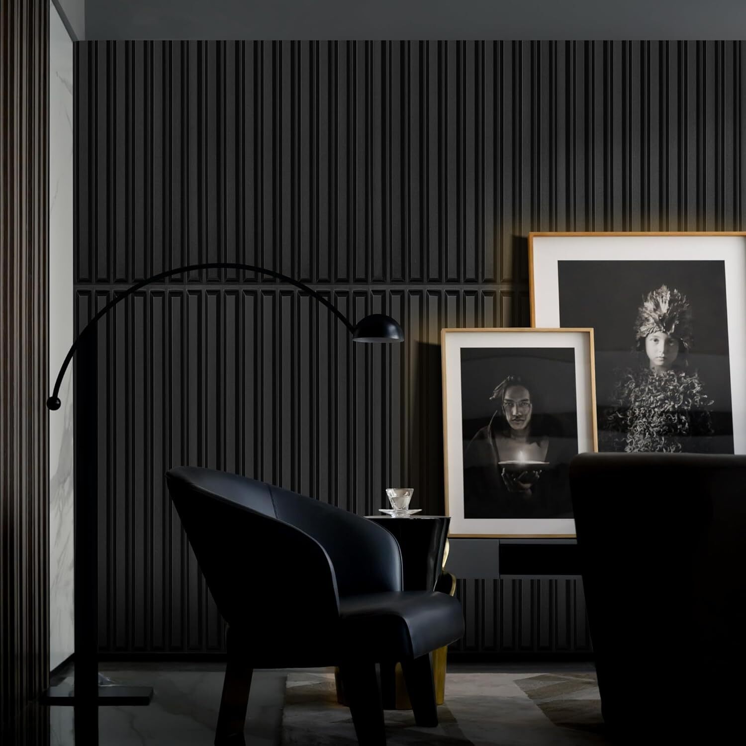 3D Wall Panels Peel and Stick, Slat Wall Paneling for Interior Wall Decor, 23.6"