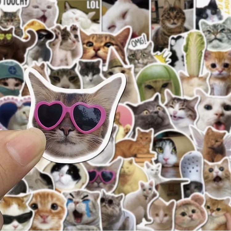 Cat Kitty Sticker Seal random 3Peace Ship Japan